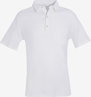 Organication Poloshirt in Weiß: Vorderseite