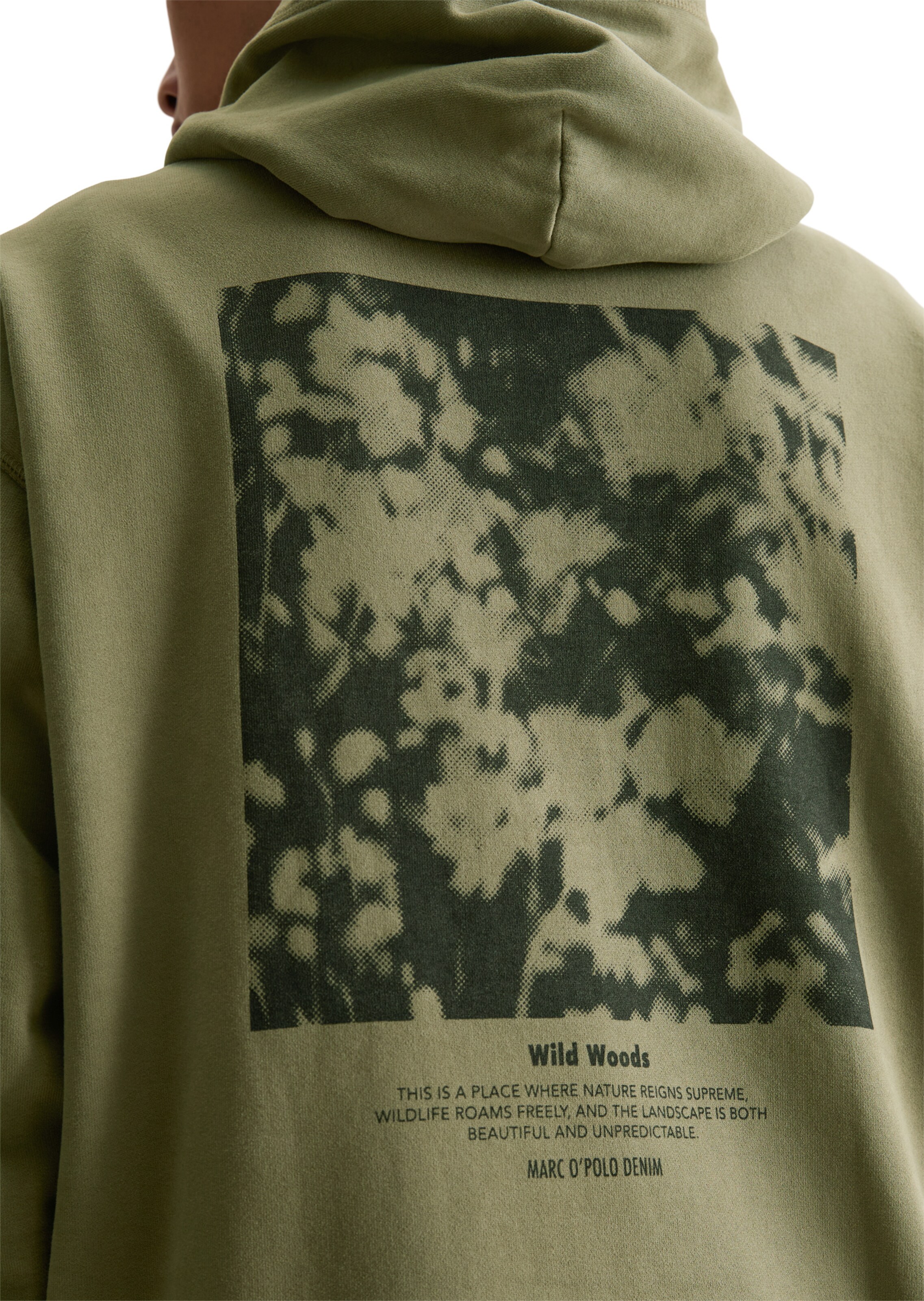 Marc O'Polo DENIM Hoodie in Grün