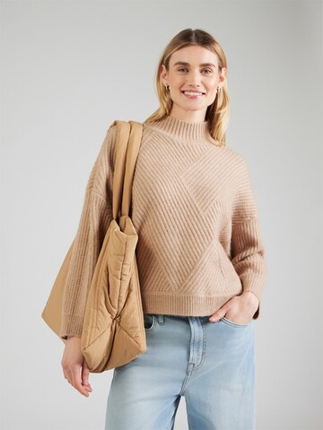 ABOUT YOU Pullover 'Maxi' in Braun: Vorderseite