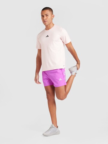 ADIDAS PERFORMANCE Regular Workout Pants 'GYM+' in Purple