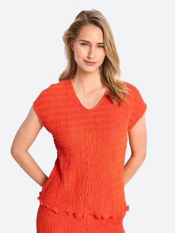 T-shirt Rich & Royal en orange : devant