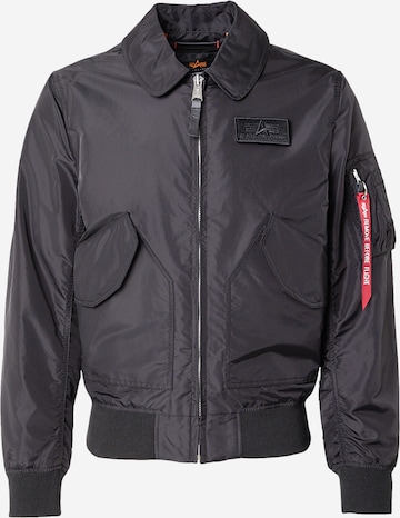 ALPHA INDUSTRIES Between-Season Jacket in Black: front