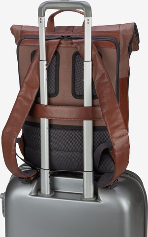 JOST Backpack 'Malmö' in Brown