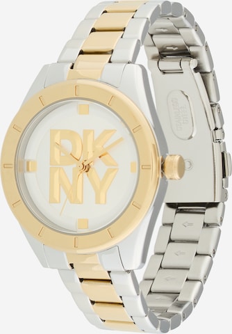 DKNY Analogt ur 'Chambers' i sølv: forside