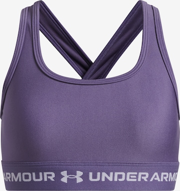 UNDER ARMOUR Bustier Sport bh in Lila: voorkant
