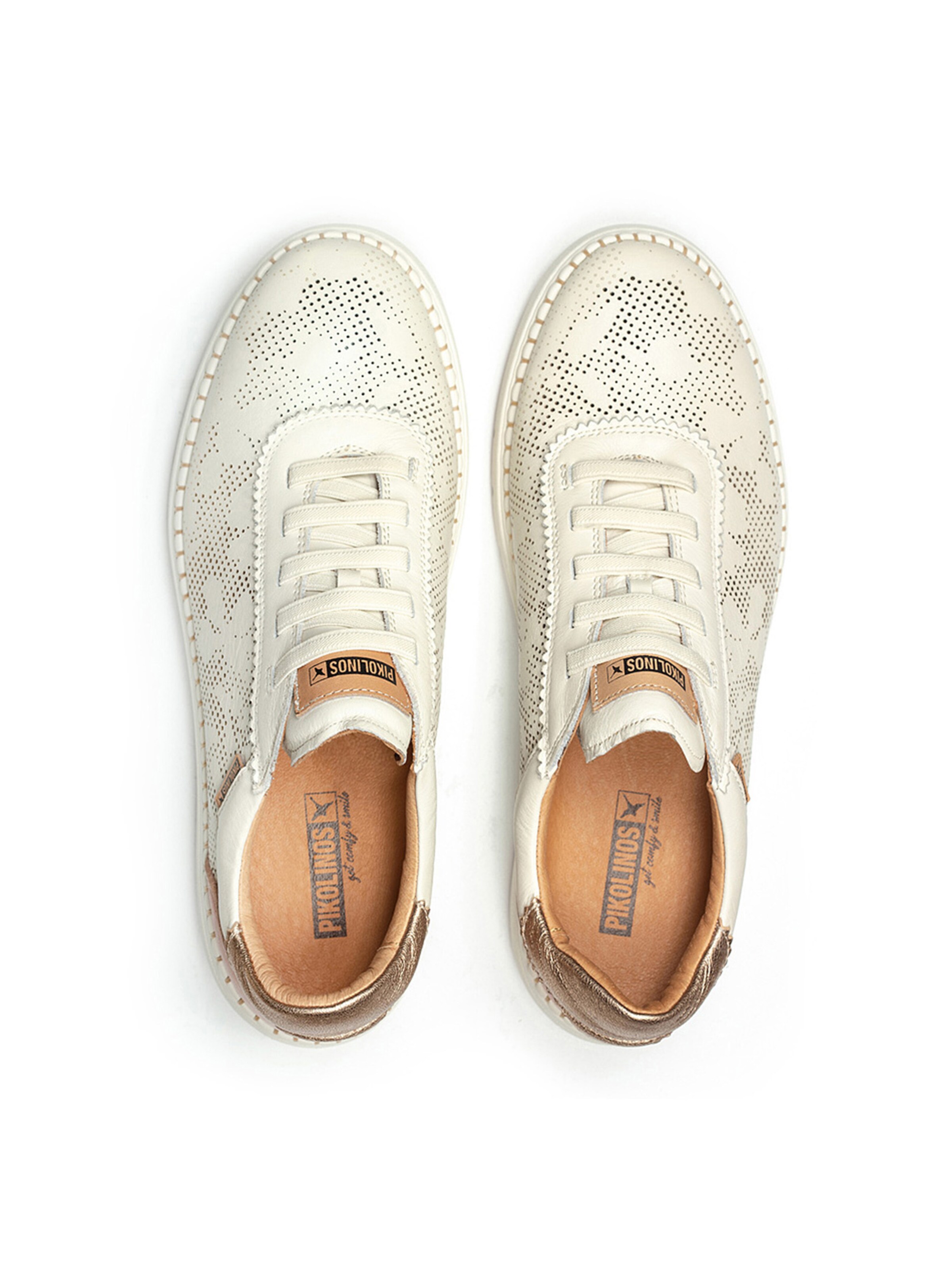 PIKOLINOS Matalavartiset tennarit 'Arenas' värissä valkoinen