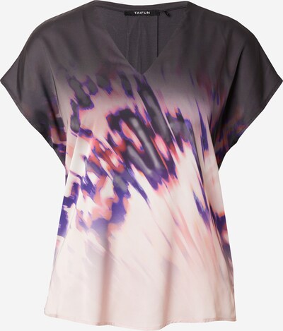 TAIFUN Bluse i mørkegrå / lilla / rosa, Produktvisning