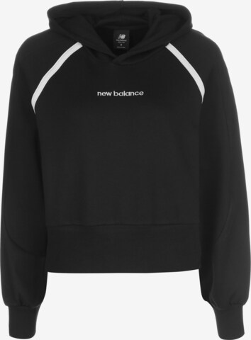 new balance Sweatshirt in Zwart: voorkant