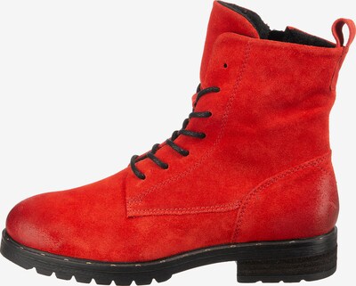 Mirapodo Schnürstiefelette in rot, Produktansicht