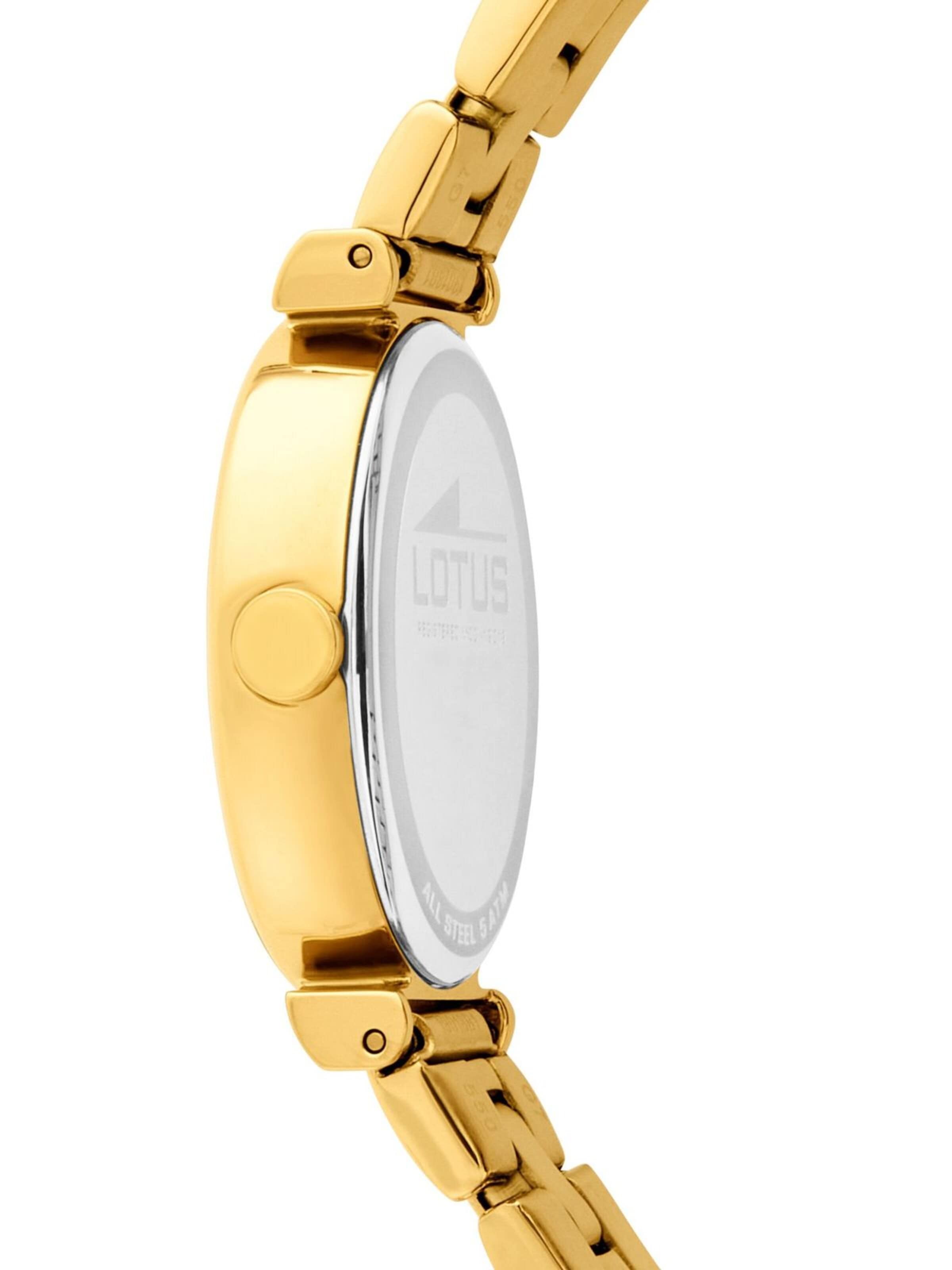 Lotus Analog watch in Gold