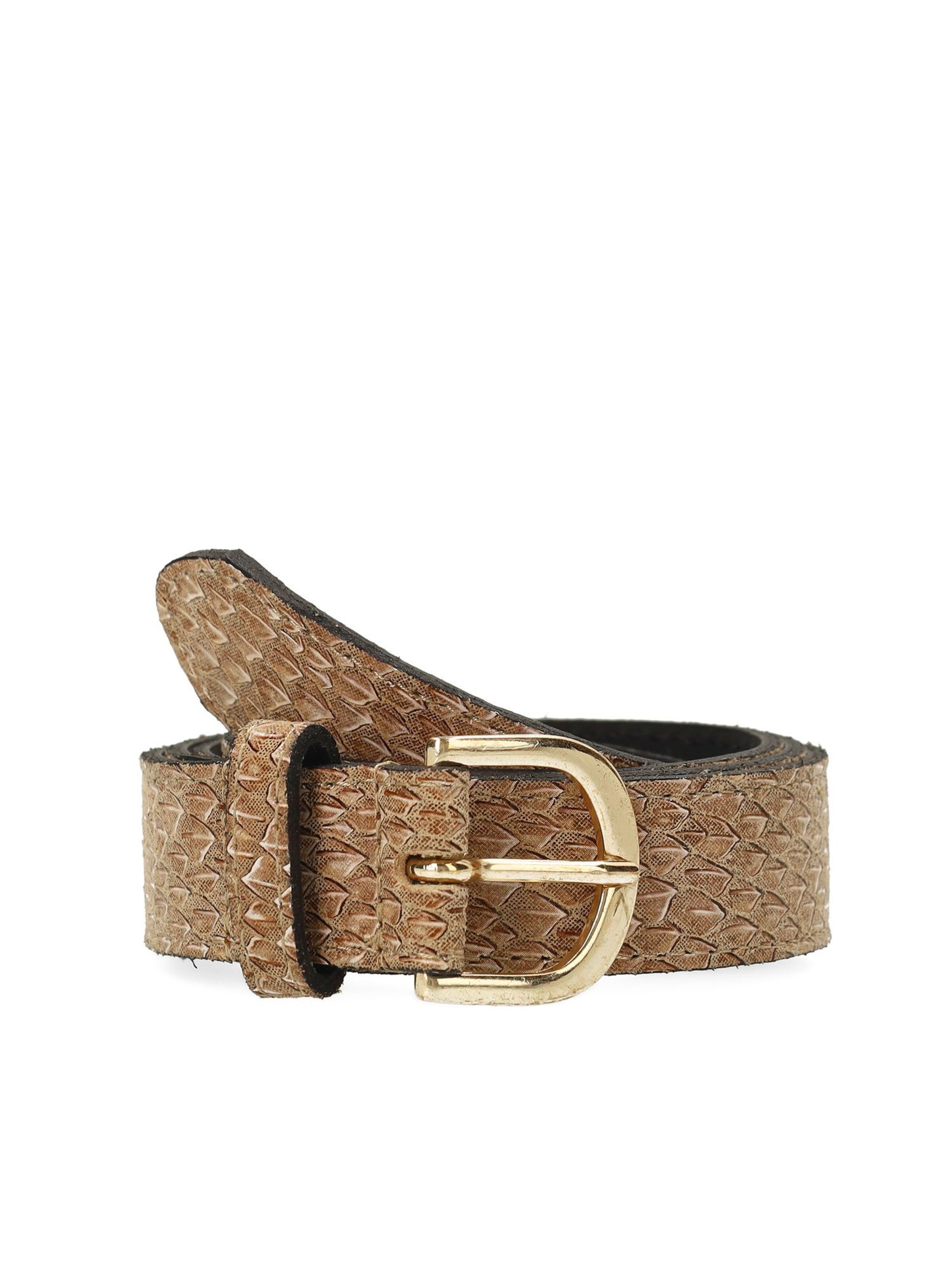 Ceinture MANFIELD en beige : devant