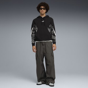 PUMA Sportsweatshirt 'Camo' in Zwart