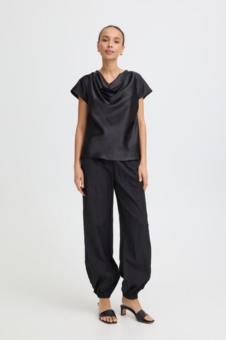 Chemisier 'IKRAM ' b.young en noir