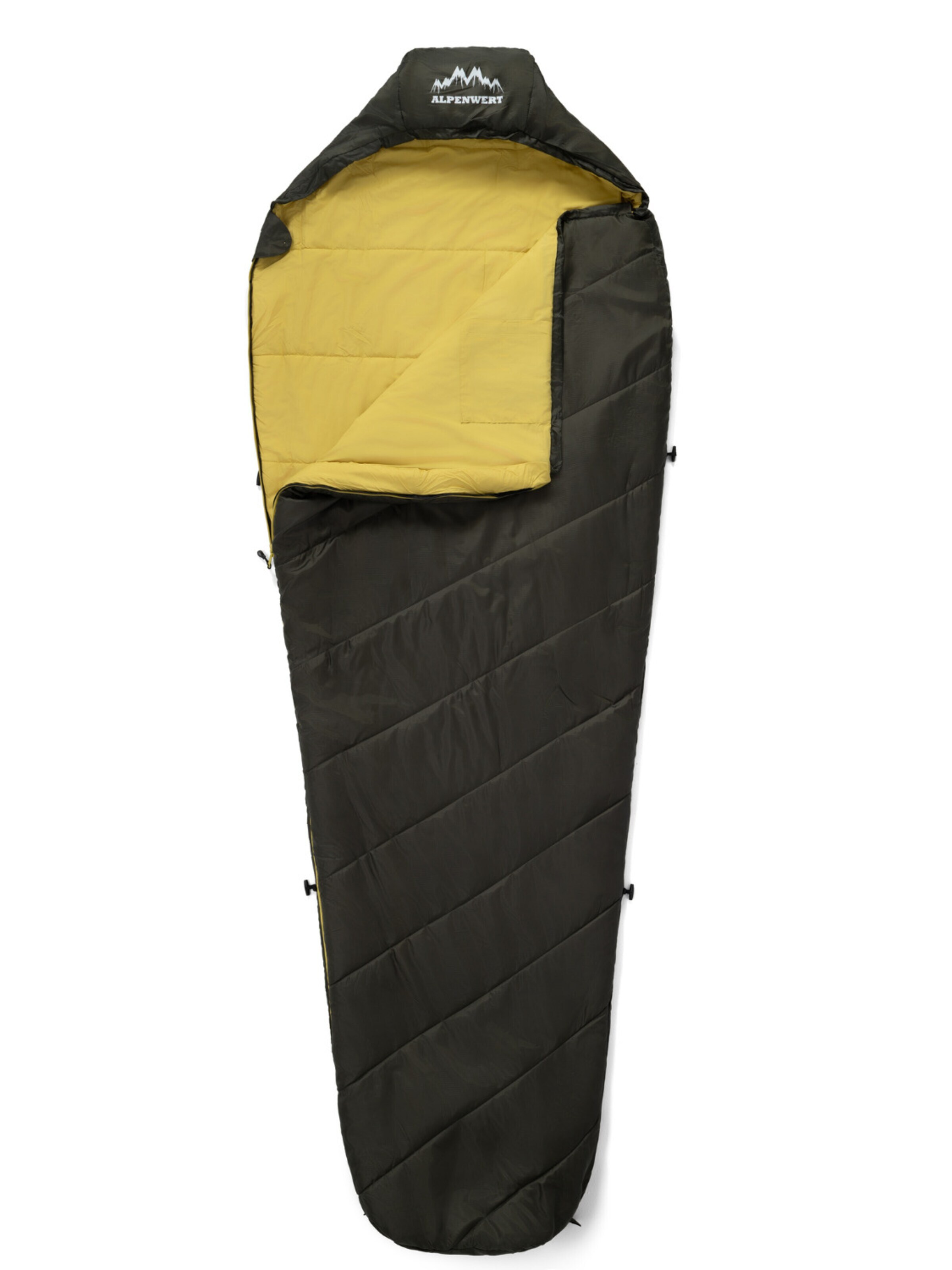 Alpenwert Sleeping Bag 'Schlafsack Sommer' in Green