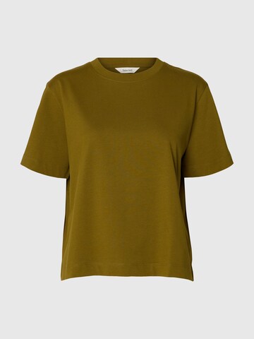 SELECTED Shirt 'SLFEssential' in Groen