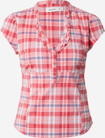 HOLLISTER Blúzka - Červená: predná strana