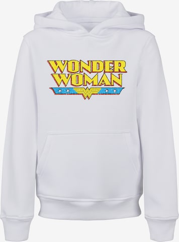 Sweat-shirt 'DC Comics Superhelden Wonder Woman' F4NT4STIC en blanc : devant