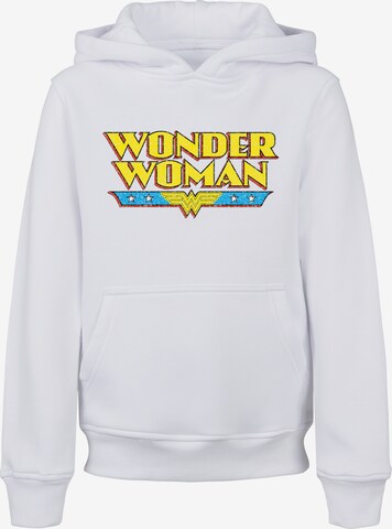 Sweat-shirt 'DC Comics Superhelden Wonder Woman' F4NT4STIC en blanc : devant