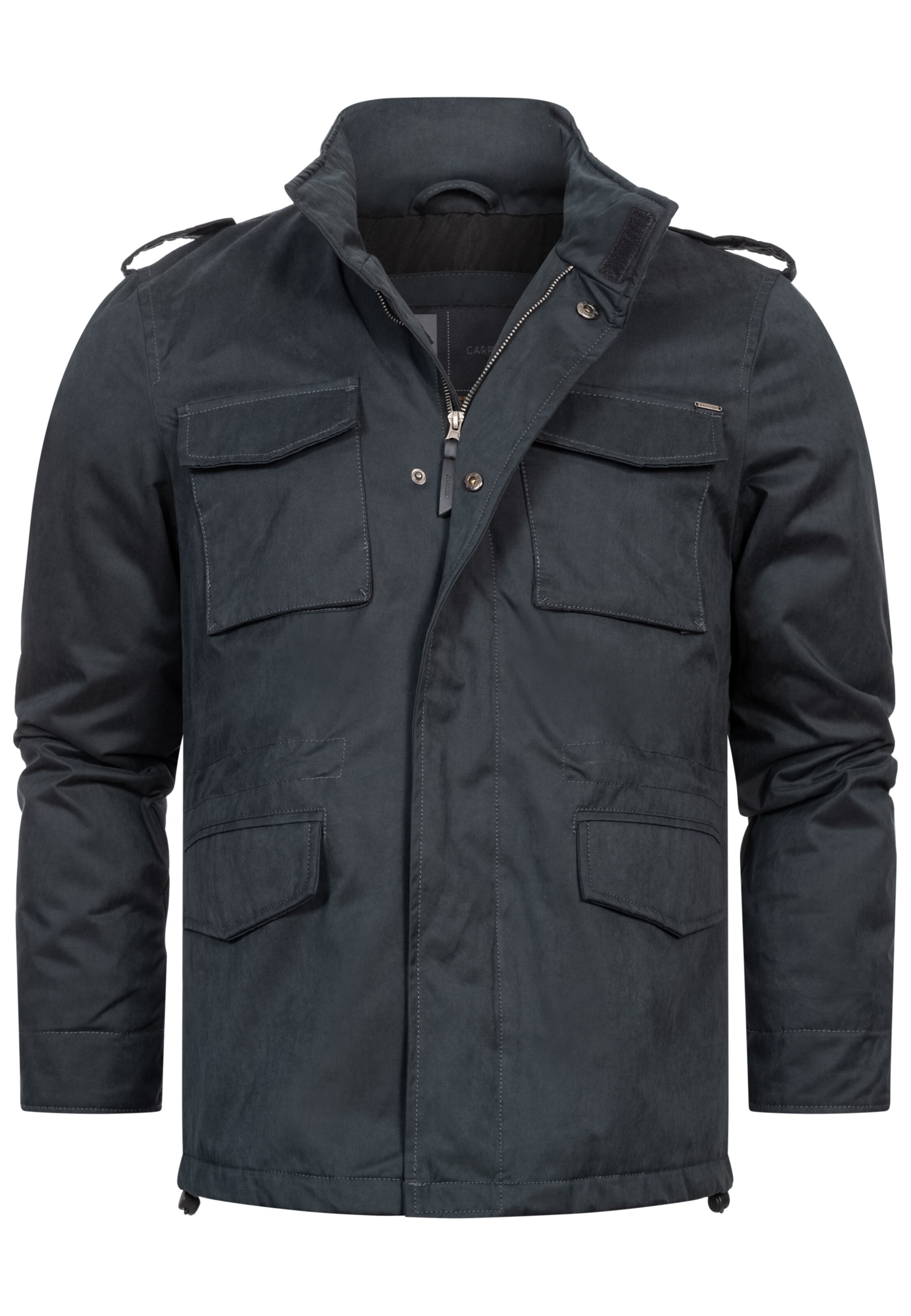 INDICODE JEANS Jacke in Schwarz: Vorderseite