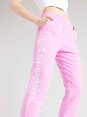 EA7 Emporio Armani Zúžený Kalhoty – pink