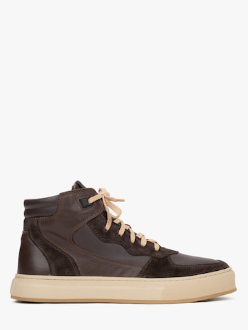 Estro Sneaker high '09-4699' i brun: forside