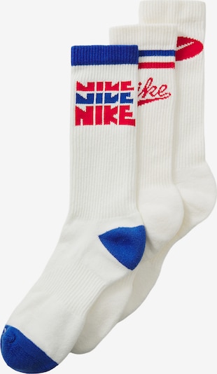 NIKE Urheilusukat värissä sininen / punainen / valkoinen, Tuotenäkymä
