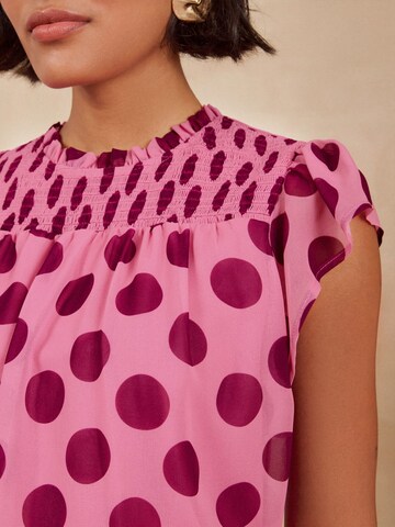 Camicia da donna di love & roses in rosa