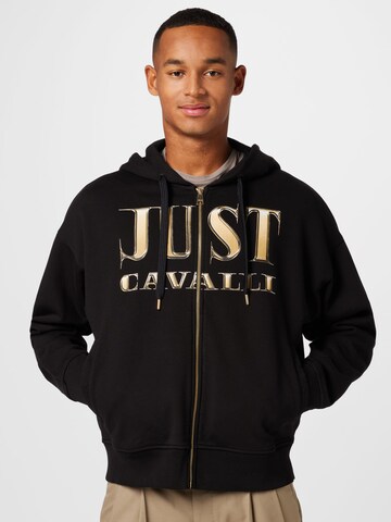 Just Cavalli Sweat jacket in Black: front
