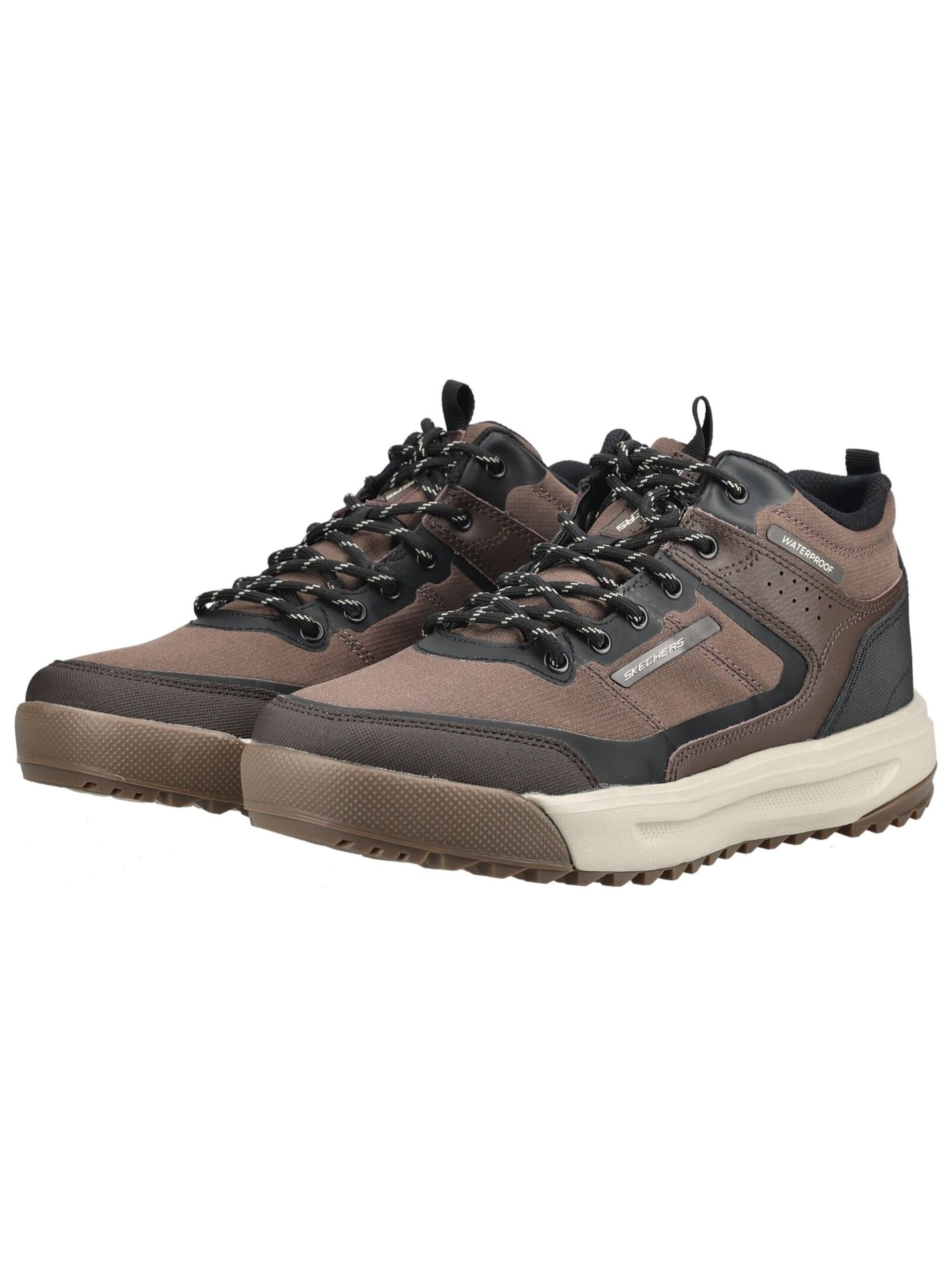SKECHERS Sneakers hoog 'URBAN STREET HIKER' in Bruin
