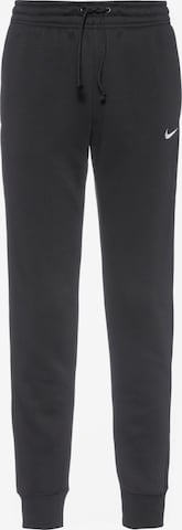 Nike Sportswear Tapered Workout Pants 'Phoenix' in Black: front