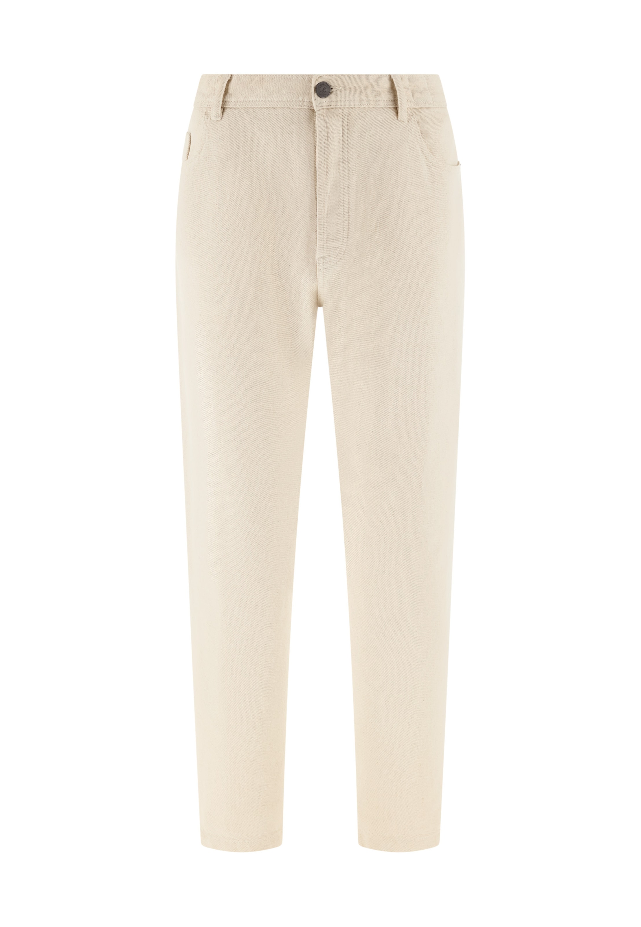 Coupe slim Jean Boggi Milano en beige : devant