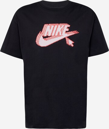 Nike Sportswear T-Shirt 'Futura' in Schwarz: predná strana