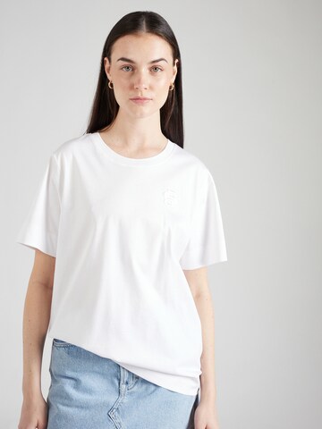 BOSS - Camiseta 'Elphi' en blanco: frente