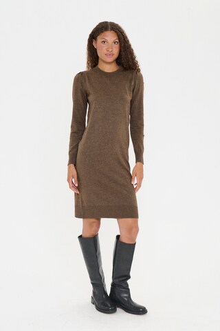 SAINT TROPEZ - Vestido em castanho