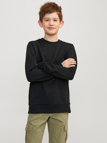 Felpa 'JJEBradley' di Jack & Jones Junior in nero: frontale