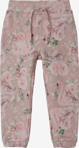 NAME IT Tapered Pants in Pink: front