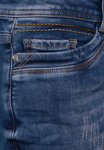 STREET ONE Slimfit Jeans in Blau