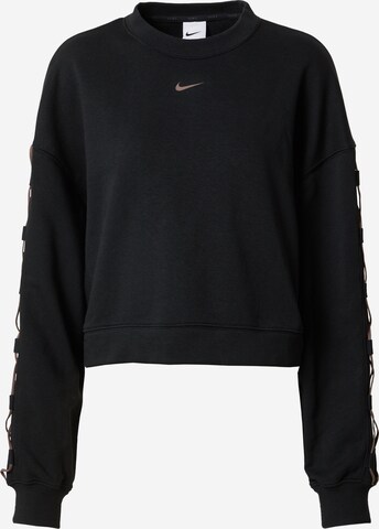 NIKE Sportsweatshirt i sort: forside