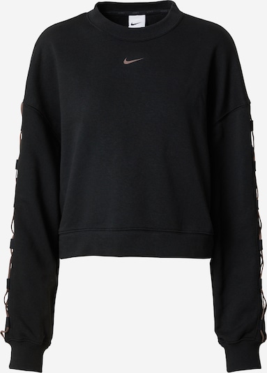 NIKE Sportska sweater majica u prljavo roza / crna, Pregled proizvoda