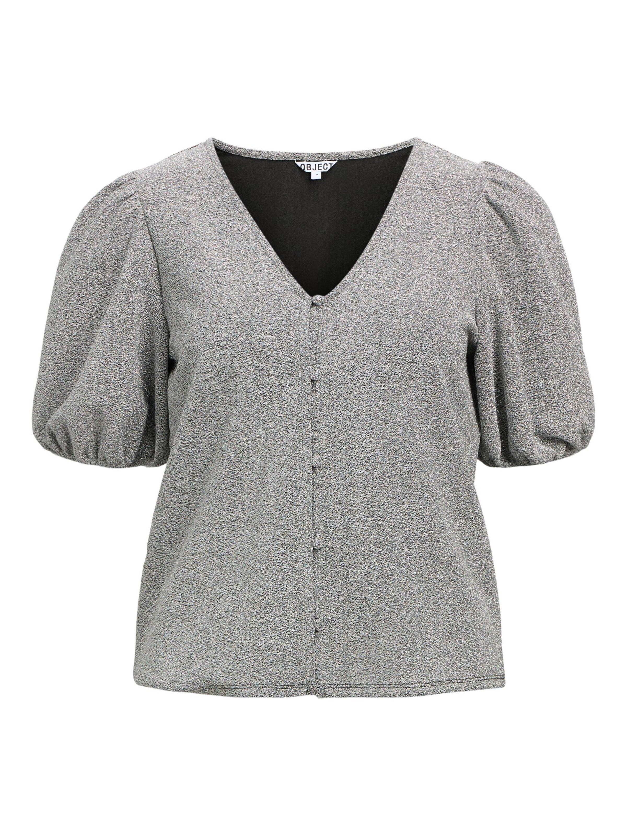 OBJECT - Blusa en plata: frente