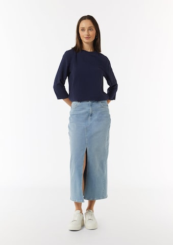 Chemisier comma casual identity en bleu
