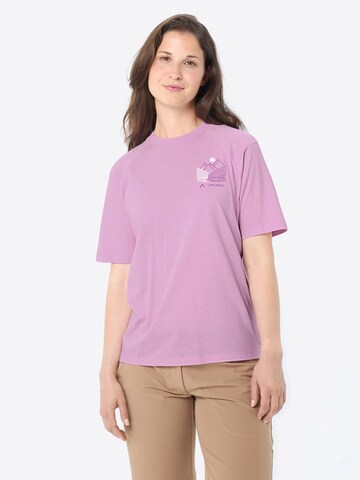 VAUDE Performance shirt 'Cyclist ' in Pink: front