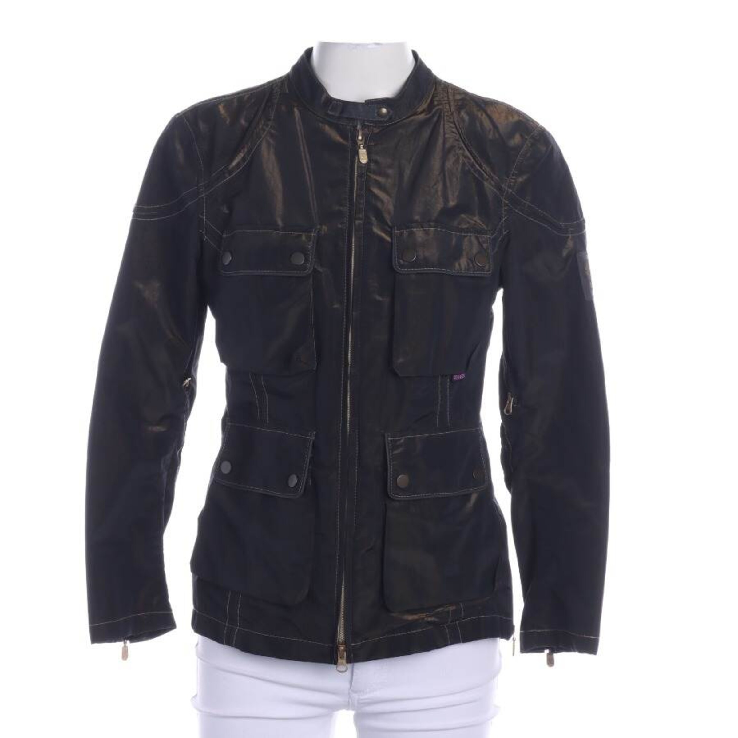 Belstaff Jacket & Coat in M in Silver: front