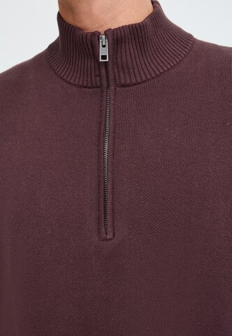 !Solid Pullover 'SDRyker' in Braun