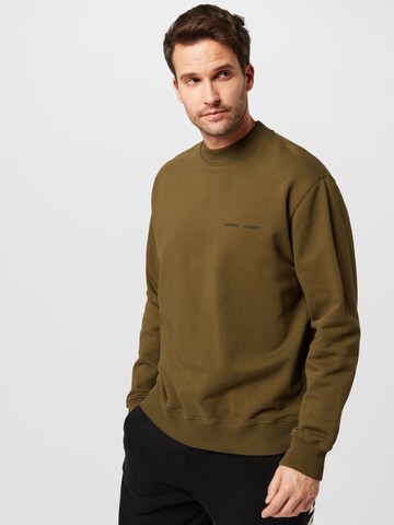 Samsøe Samsøe Sweatshirt 'Norsbro' in Green: front