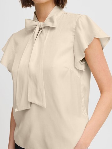 ICHI Bluse 'Stinea' in Beige