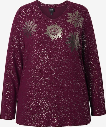 Ulla Popken Sweatshirt in Red: front