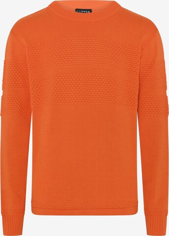 CLIPPER Sweater 'Aarhus' in Orange: front