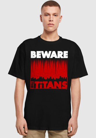 T-Shirt 'Beware' Merchcode en noir : devant