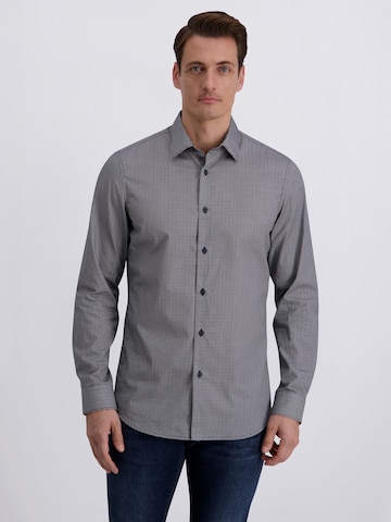 PIERRE CARDIN Slim fit Business shirt in Blue: front